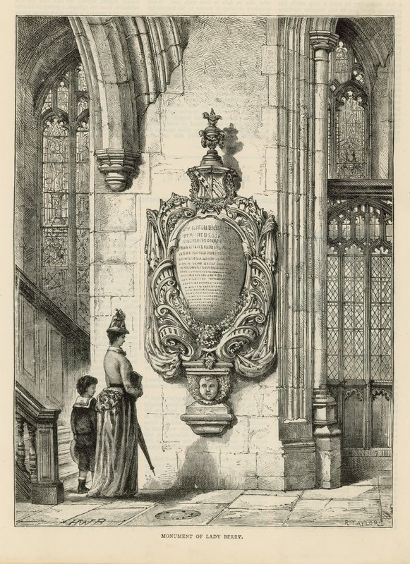 Monument for Lady Berry af English School