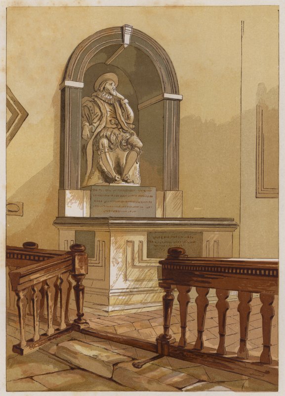 Monument af Lord Bacon, i St Michael