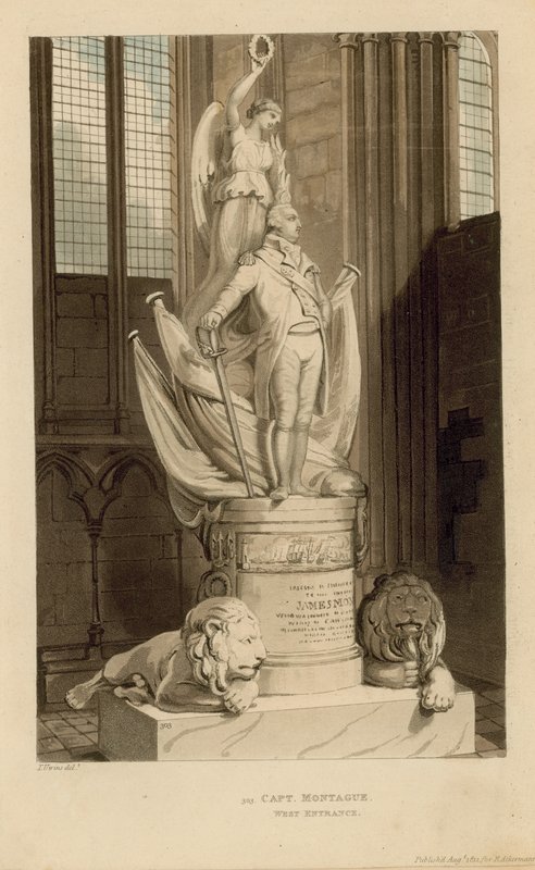 Monument til kaptajn James Montague af English School
