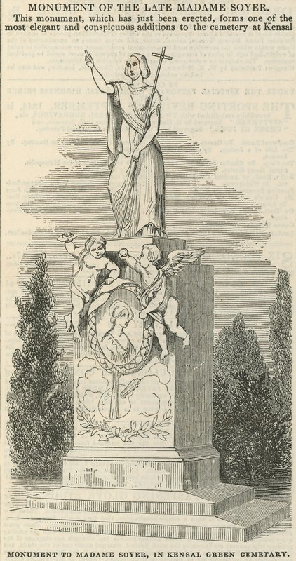 Monument til Madame Soyer af English School
