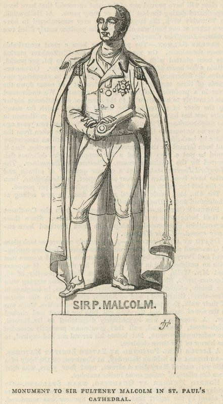 Monument til Sir Pulteney Malcolm af English School