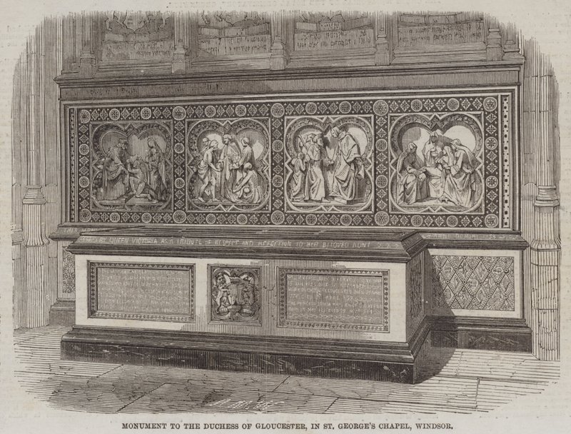 Monument til hertuginden af Gloucester, i St George