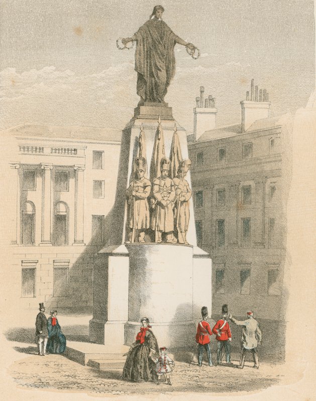Monument til vagterne, London af English School