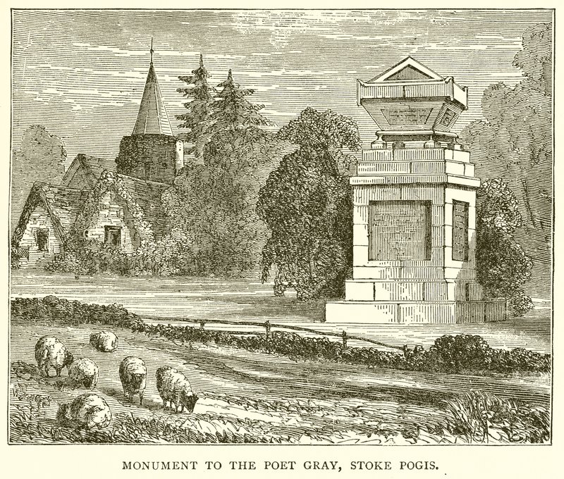 Monument til Poet Grey, Stoke Poges af English School