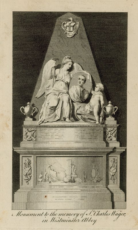 Monument til minde om Charles Wager af English School