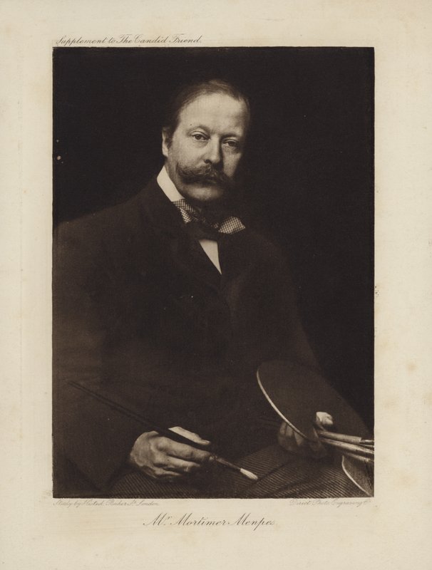 Mortimer Menpes (fotogravering) af English School