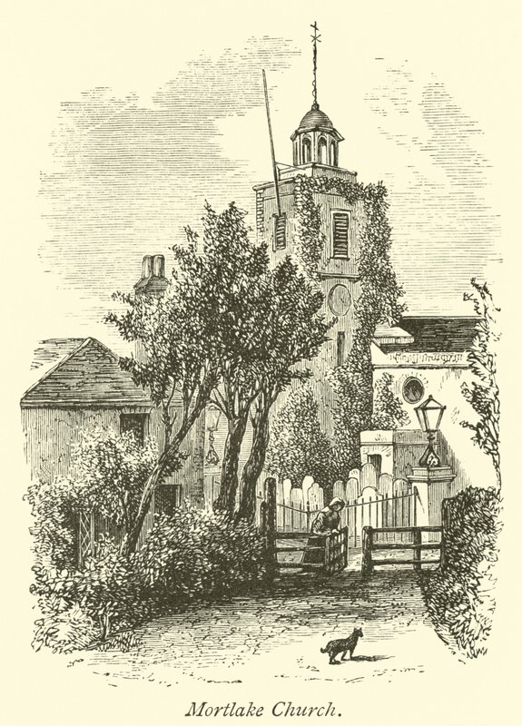 Mortlake Church  af English School
