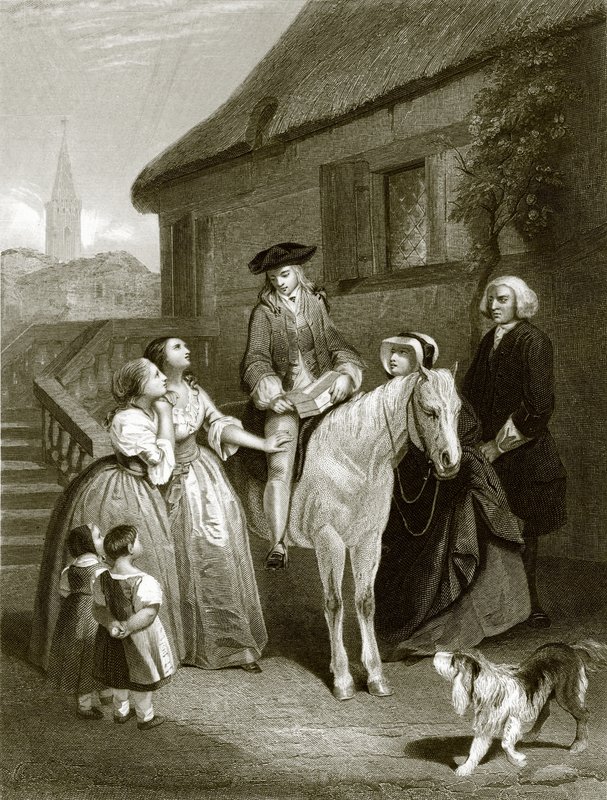 Moses går til messen af English School