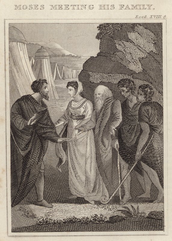 Moses møder sin familie af English School