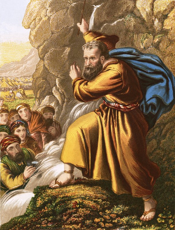 Moses slår klippen af English School