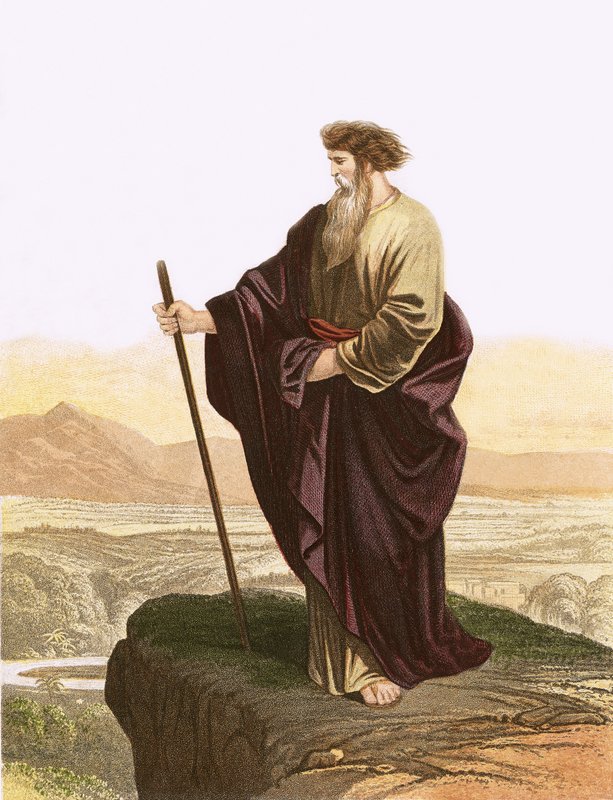 Moses betragter det forjættede land af English School