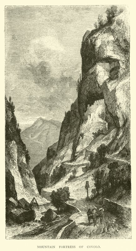 Mountain Fortress of Covolo  af English School