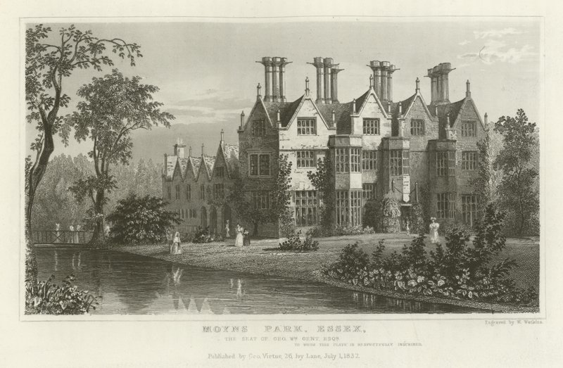 Moyns Park, Essex, sæde for George William Gent, Esquire af English School