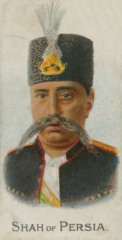 Mozaffar ad-Din, Shah af Persien af English School