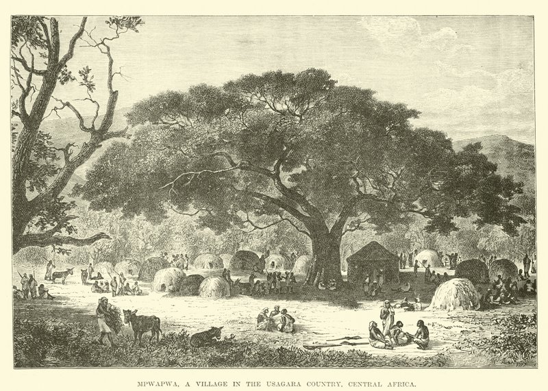 Mpwapwa, a village in the Usagara Country, Central Africa  af English School