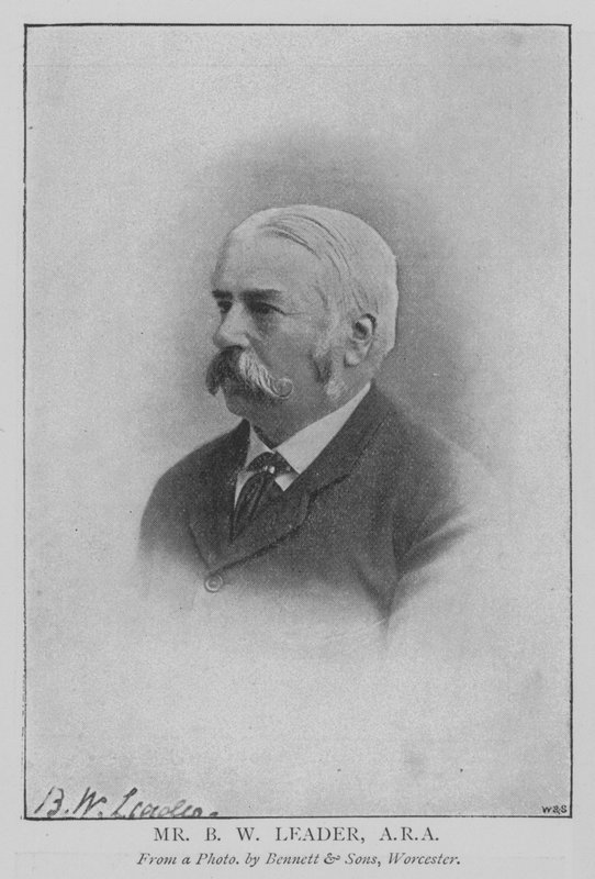 Mr B W Leader, ARA (gravering) af English School