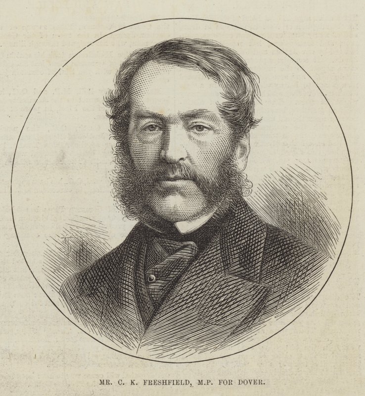 Mr C K Freshfield, MP for Dover (gravering) af English School