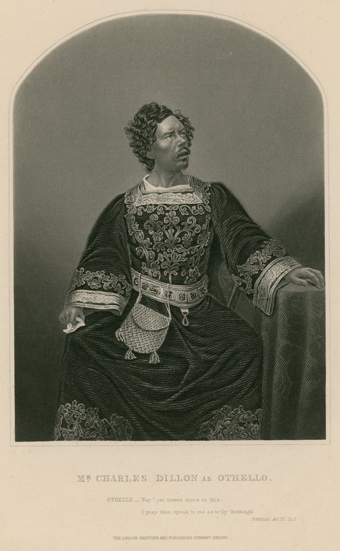 Charles Dillon som Othello af English School