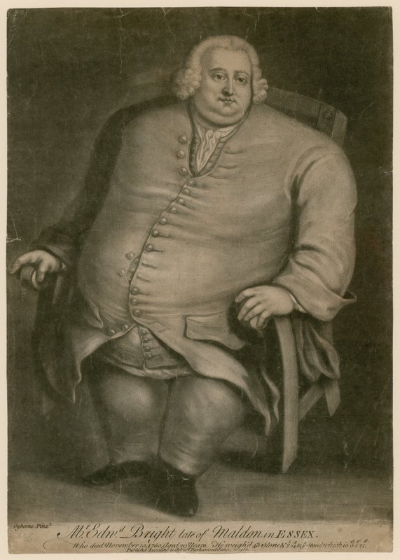 Edward Bright, afdøde af Maldon, Essex, som døde 10. november 1750, 29 år gammel af English School