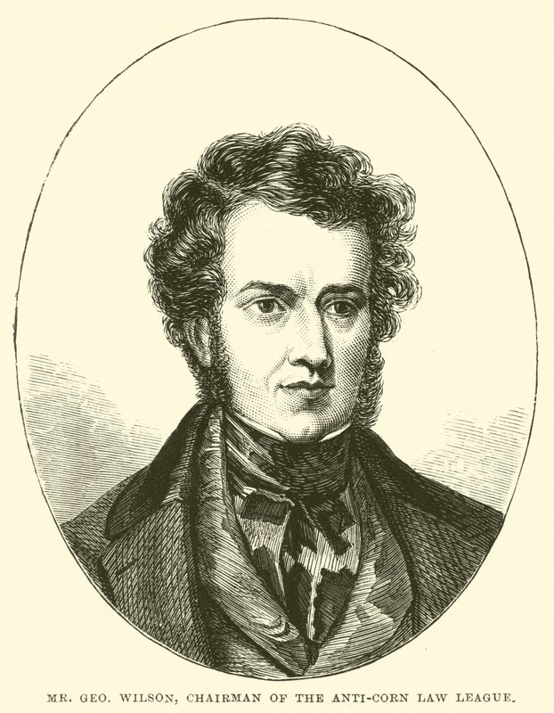 George Wilson, formand for Anti-Corn Law League (gravering) af English School