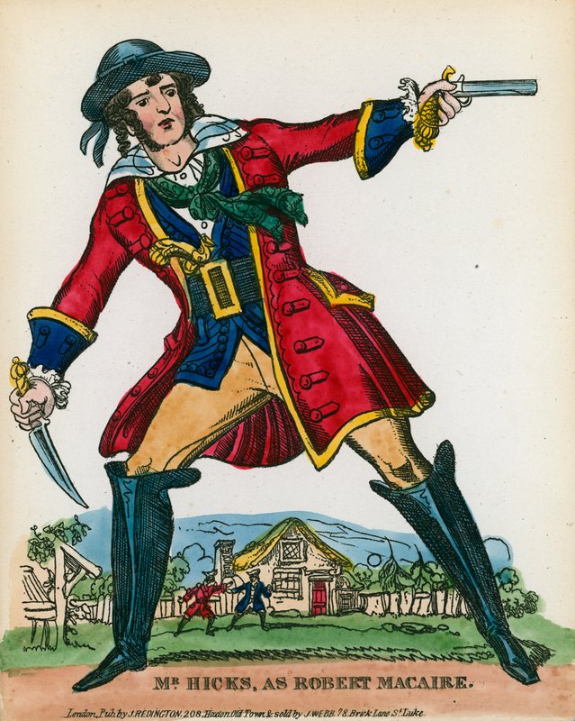 Hicks som Robert Macaire af English School
