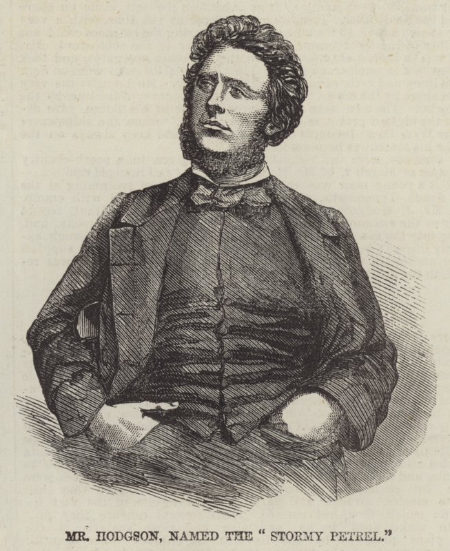 Hr. Hodgson, kaldet "Stormy Petrel" (gravering) af English School