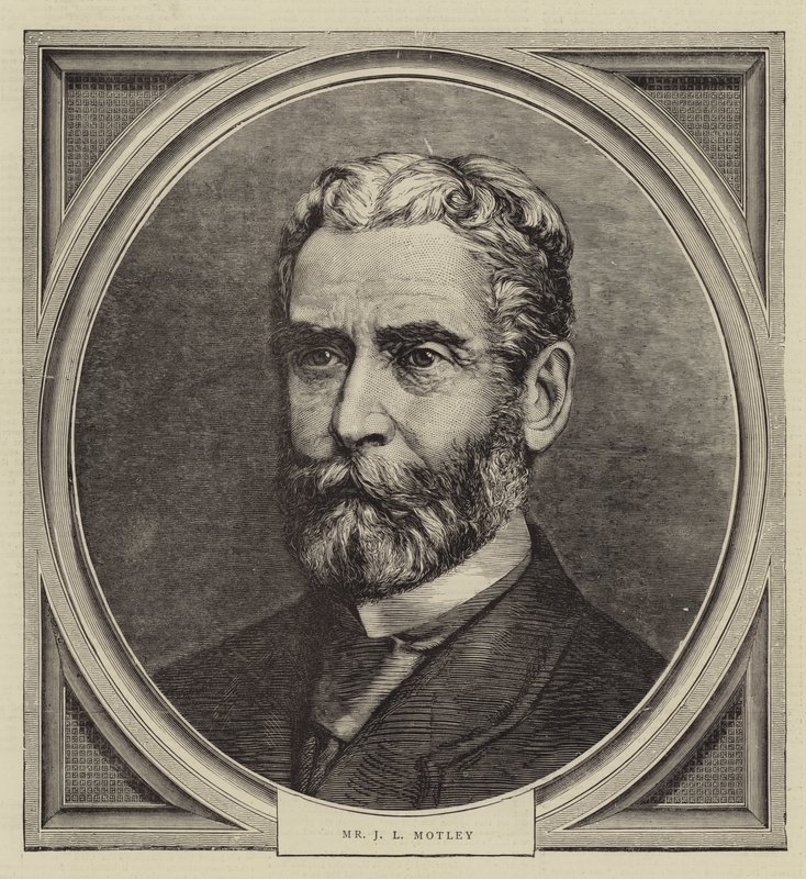 Mr J L Motley (gravering) af English School