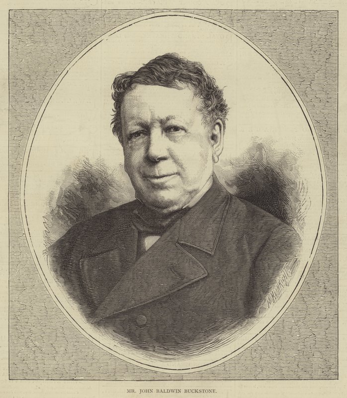 Mr John Baldwin Buckstone (gravering) af English School