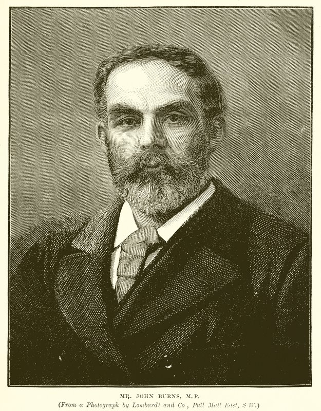 Mr. John Burns, M.P af English School