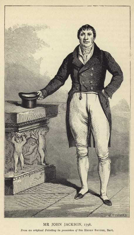 Mr John Jackson, 1798, Fra et originalt maleri i besiddelse af Sir Henry Smythe, Baronet af English School