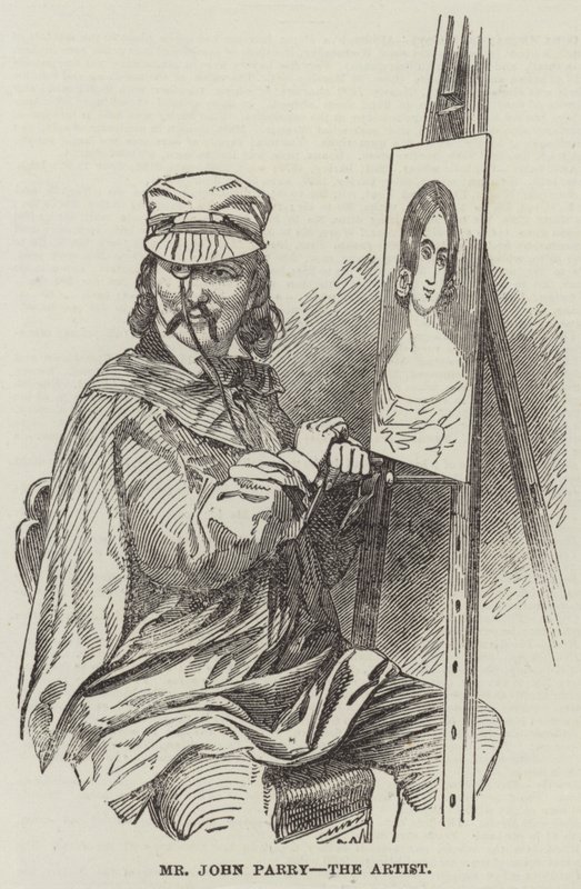 Mr John Parry, kunstneren (gravering) af English School