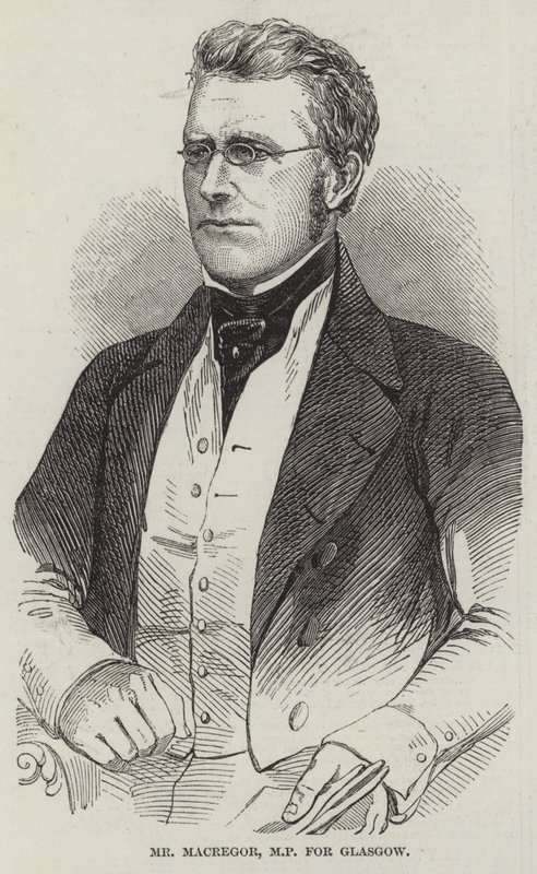 MacGregor, MP for Glasgow (gravering) af English School