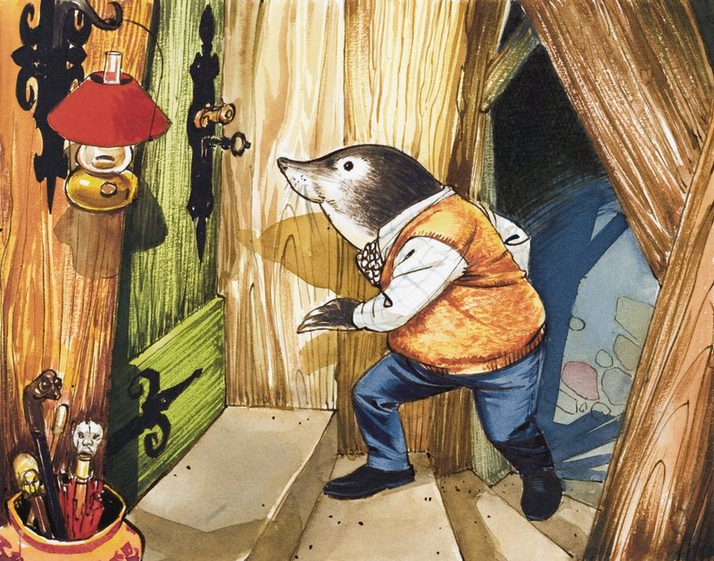 Mr. Mole har besøg af English School