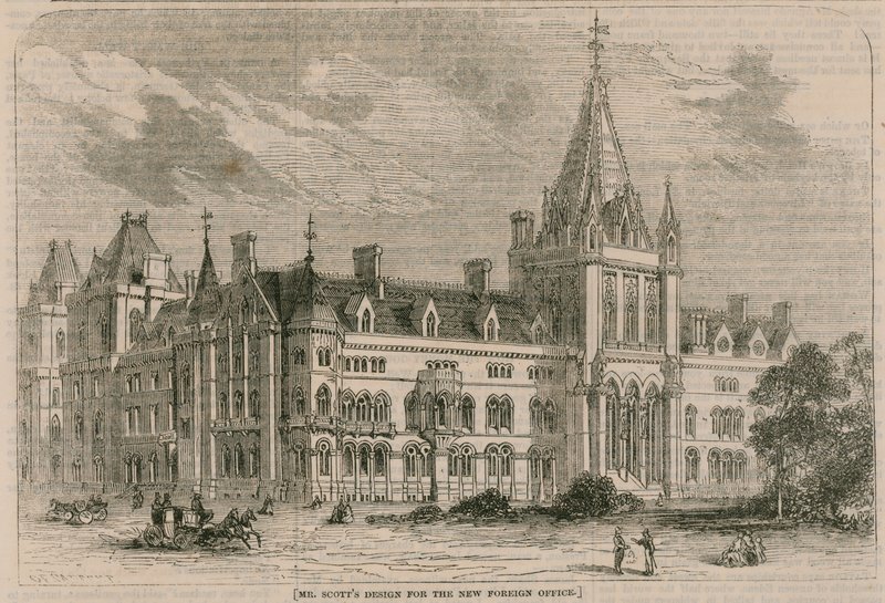 Mr Scotts Design for det nye udenrigsministerium af English School