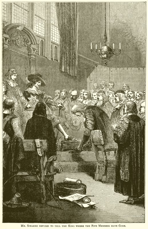 Hr. formand nægter at fortælle kongen, hvor de fem medlemmer er blevet af af English School