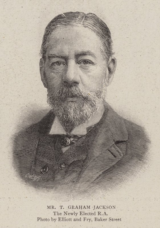 Mr T Graham Jackson (gravering) af English School