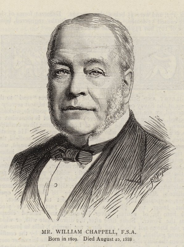 William Chappell, FSA (gravering) af English School