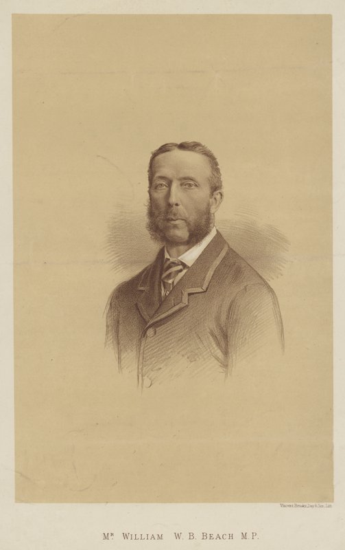 Mr. William W B Beach, MP (litho) af English School