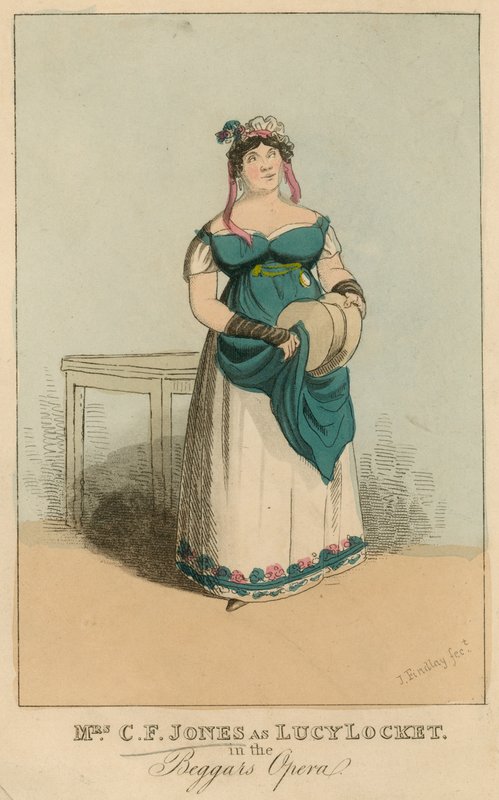Mrs CF Jones som Lucy Locket i Beggars Opera af English School