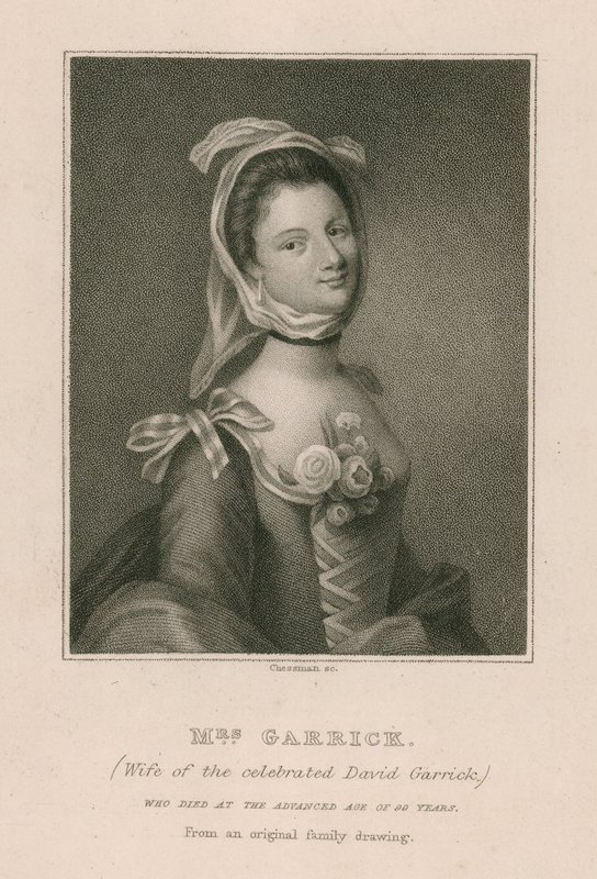 Mrs Garrick, kone til den berømte David Garrick af English School