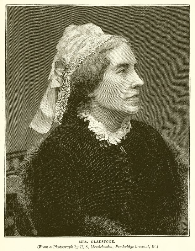 Fru Gladstone af English School