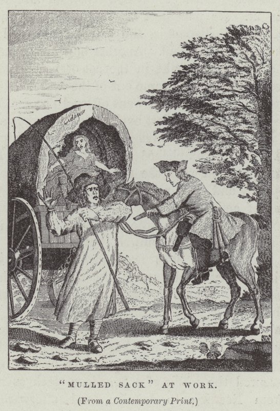 "Mulled sack" på arbejde (gravering) af English School
