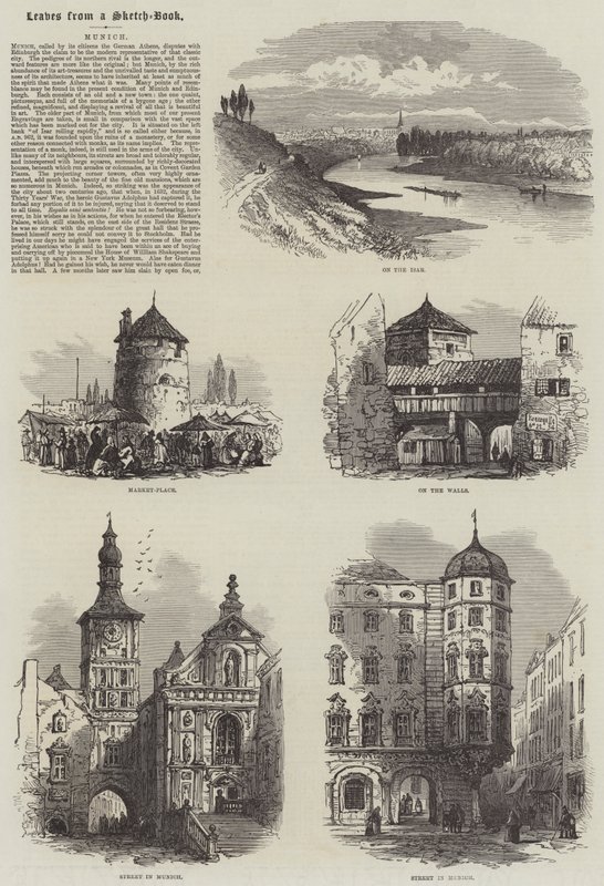 München (gravering) af English School