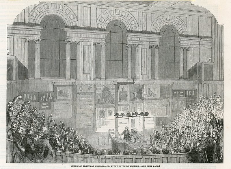 Museum of Practical Geology - Dr. Lyon Playfairs foredrag af English School