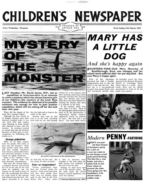 Mystery of the Monster, forside af 