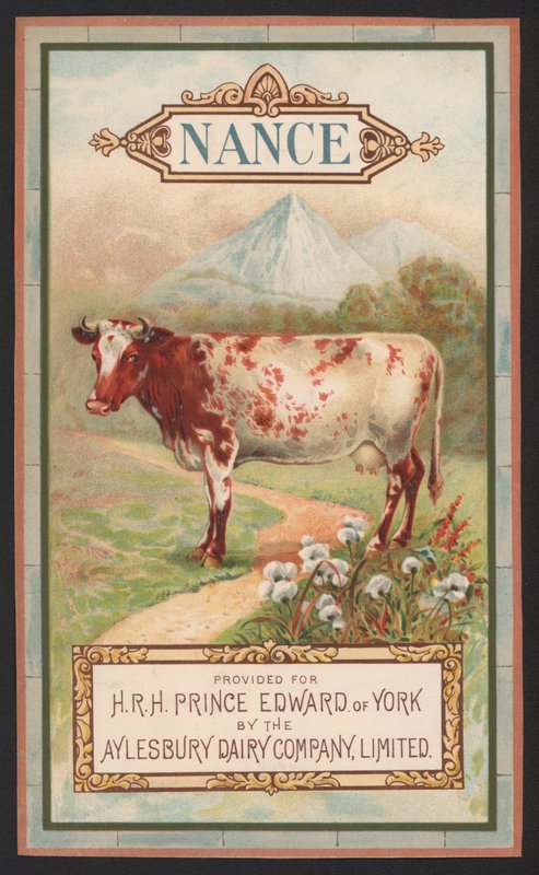 Nance, reklame for Aylesbury Dairy Company af English School