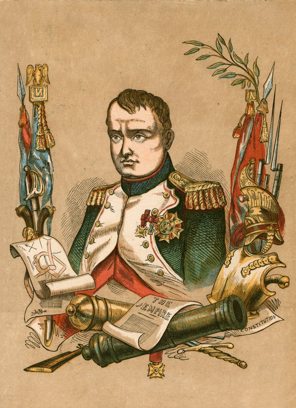 Napoleon Bonaparte af English School