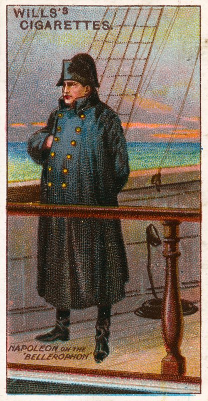Napoleon på Bellerophon af English School
