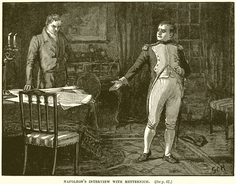 Napoleons interview med Metternich af English School