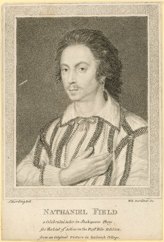 Nathaniel Field, en berømt skuespiller i Shakespeare-skuespil af English School